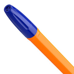 Ручка шариковая BRAUBERG &laquo;ULTRA ORANGE&raquo;, СИНЯЯ, узел 0,7 мм, чернила ГЕРМАНИЯ, наконечник ШВЕЙЦАРИЯ, 143562
