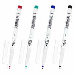 Ручки капиллярные (линеры) 4 ЦВЕТА CENTROPEN &laquo;Handwriter&raquo;, корпус тонкий, линия письма 0,5 мм, 2551/<wbr/>4