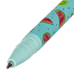 Ручка шариковая BRAUBERG SOFT TOUCH STICK &laquo;JUICY FRUIT&raquo;, СИНЯЯ, мягкое покрытие, узел 0,7 мм, 143704