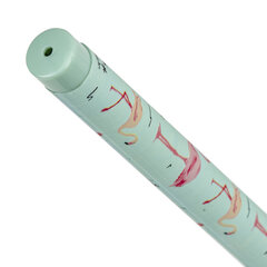 Ручка шариковая BRAUBERG SOFT TOUCH STICK &laquo;FLAMINGO&raquo;, СИНЯЯ, мягкое покрытие, узел 0,7 мм, 143705