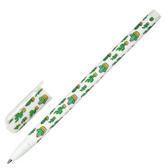 Ручка шариковая BRAUBERG SOFT TOUCH STICK &laquo;CACTUS&raquo;, СИНЯЯ, мягкое покрытие, узел 0,7 мм, 143707