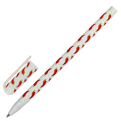 Ручка шариковая BRAUBERG SOFT TOUCH STICK &laquo;CHILI PEPPER&raquo;, СИНЯЯ, мягкое покрытие, узел 0,7 мм, 143708