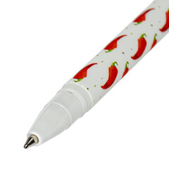 Ручка шариковая BRAUBERG SOFT TOUCH STICK &laquo;CHILI PEPPER&raquo;, СИНЯЯ, мягкое покрытие, узел 0,7 мм, 143708