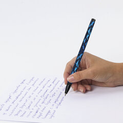 Ручка шариковая BRAUBERG SOFT TOUCH STICK &laquo;WHALE&raquo;, СИНЯЯ, мягкое покрытие, узел 0,7 мм, 143709