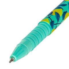 Ручка шариковая BRAUBERG SOFT TOUCH GRIP &laquo;CITRUS&raquo;, СИНЯЯ, мягкое покрытие, узел 0,7 мм, 143717