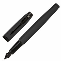 Ручка перьевая PARKER &laquo;IM Achromatic Black BT&raquo;, черный матовый, нержавеющая сталь, синяя, 2127741