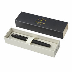 Ручка перьевая PARKER &laquo;IM Achromatic Black BT&raquo;, черный матовый, нержавеющая сталь, синяя, 2127741