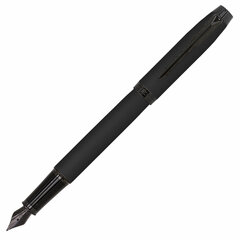Ручка перьевая PARKER &laquo;IM Achromatic Black BT&raquo;, черный матовый, нержавеющая сталь, синяя, 2127741