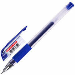 Ручка гелевая с грипом BRAUBERG &laquo;EXTRA GT NEEDLE&raquo;, СИНЯЯ, игольчатый узел 0,5 мм, линия 0,35 мм, 143916