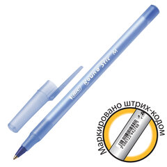 Ручка шариковая BIC &laquo;Round Stic&raquo;, СИНЯЯ, корпус голубой, узел 1 мм, линия письма 0,32 мм, С ШТРИХКОДОМ, 934598