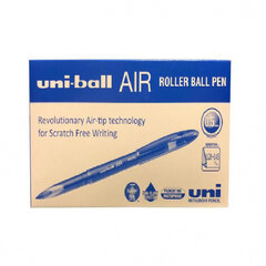 Ручка-роллер Uni-Ball &laquo;AIR Micro&raquo;, СИНЯЯ, корпус белый, узел 0,5 мм, линия 0,24 мм, 15906