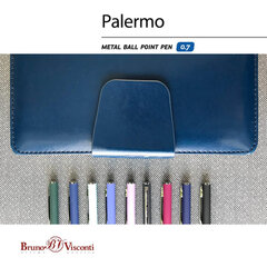 Ручка шариковая BRUNO VISCONTI &laquo;Palermo&raquo;, бордовый металлический корпус, 0,7 мм, синяя