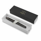 Ручка-роллер PARKER "IM Professionals Monochrome Titanium", черный лак, нержавеющая сталь, черная, 2172960