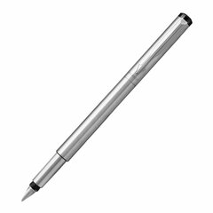 Ручка перьевая PARKER &laquo;Vector Stainless Steel&raquo;, корпус серебристый, детали из нержавеющей стали, синяя, S0029690
