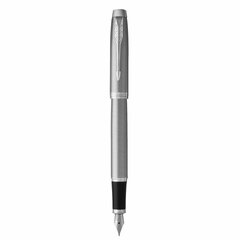 Набор PARKER &laquo;IM Stainless Steel CT&raquo;: шариковая ручка синяя и перьевая ручка синяя, 2183058