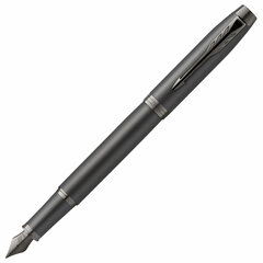 Ручка перьевая PARKER &laquo;IM Professionals Monochrome Titanium&raquo;, темно-серый лак, сталь, синяя, 2172959
