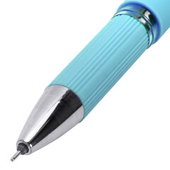 Ручка гелевая с грипом BRAUBERG &laquo;VIVID PASTEL&raquo;, СИНЯЯ, корпус ассорти, игольчатый узел 0,5 мм, линия письма 0,35 мм, 144539