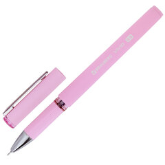 Ручка гелевая с грипом BRAUBERG &laquo;VIVID PASTEL&raquo;, СИНЯЯ, корпус ассорти, игольчатый узел 0,5 мм, линия письма 0,35 мм, 144539