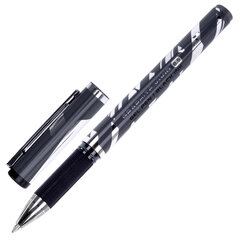 Ручка гелевая с грипом BRAUBERG &laquo;GRAPHITE VIVID&raquo;, ЧЕРНАЯ, пишущий узел 0,5 мм, линия письма 0,35 мм, 144542