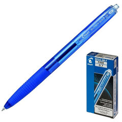 Ручка шариковая автоматическая с грипом PILOT Super Grip G, СИНЯЯ, 0,7 мм, линия 0,22 мм, BPGG-8R-F
