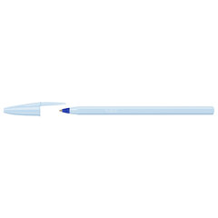 Ручка шариковая BIC &laquo;Cristal Pastel&raquo;, СИНЯЯ, корпус ассорти, узел 1,0мм, линия 0,32мм, 302550