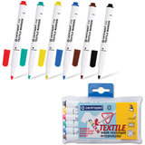Маркеры для ткани 6 ЦВЕТОВ CENTROPEN "Textile Marker", круглый наконечник, 1,8 мм, 2739/6