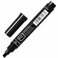 Маркер перманентный CENTROPEN 8576, ЧЕРНЫЙ, скошенный наконечник, 1-4,6 мм