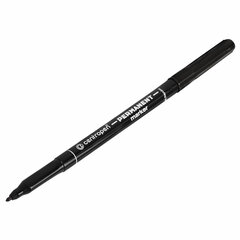 Маркер перманентный CENTROPEN 2536, ЧЕРНЫЙ, тонкий наконечник, 1 мм, трехгранная зона захвата