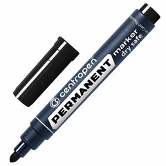 Маркер перманентный CENTROPEN 8510, ЧЕРНЫЙ, круглый наконечник, 2,5 мм, 8510