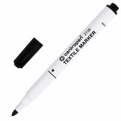 Маркер для ткани ЧЕРНЫЙ CENTROPEN &laquo;Textile Marker&raquo;, круглый наконечник, 1,8 мм, 2739