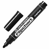 Маркер для бумажного флипчарта ЧЕРНЫЙ CENTROPEN, НЕПРОПИТЫВАЮЩИЙ, 2,5 мм, 8550