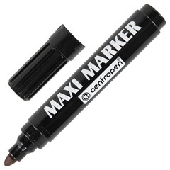 Маркер перманентный универсальный ЧЕРНЫЙ CENTROPEN &laquo;Maxi Marker&raquo;, 2-4 мм, 8936