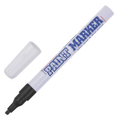 Маркер-краска лаковый (paint marker) MUNHWA &laquo;Slim&raquo;, 2 мм, ЧЕРНЫЙ, нитро-основа, алюминиевый корпус, SPM-01