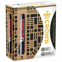 Маркер перманентный CROWN &laquo;Multi Marker&raquo;, ЧЕРНЫЙ, круглый наконечник, 3 мм, CPM-800