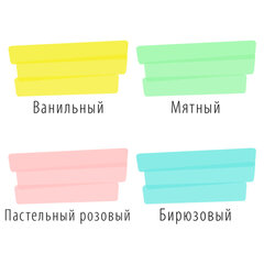 Набор текстовыделителей 4 ЦВЕТА, BRAUBERG &laquo;ORIGINAL PASTEL&raquo;, линия письма 1-5 мм, 151697