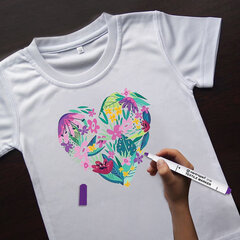 Маркеры для ткани 10 ЦВЕТОВ CENTROPEN &laquo;Textile Marker&raquo;, круглый наконечник, 1,8 мм, 2739/<wbr/>10