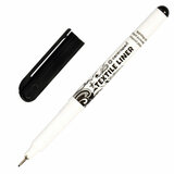 Маркер для ткани ЧЕРНЫЙ CENTROPEN "Textile Liner", игольчатый наконечник, 0,6-0,8 мм, 2639