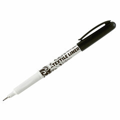 Маркер для ткани ЧЕРНЫЙ CENTROPEN &laquo;Textile Liner&raquo;, игольчатый наконечник, 0,6-0,8 мм, 2639