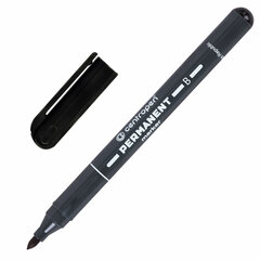 Маркер перманентный CENTROPEN 2836, ЧЕРНЫЙ, круглый наконечник, 2 мм