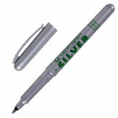 Маркер для декорирования СЕРЕБРЯНЫЙ CENTROPEN, круглый наконечник, 1 мм, 2670