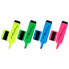 Набор текстовыделителей 4 ЦВЕТА, BRAUBERG &laquo;ORIGINAL NEON&raquo;, линия письма 1-5 мм, 152215