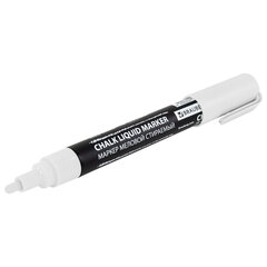 Маркер меловой CHALK LIQUID MARKER, БЕЛЫЙ, 3 мм, стираемый, BRAUBERG &laquo;CHALK&raquo;, 152585