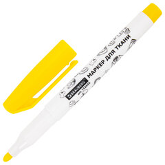 Маркеры для ткани 10 ЦВЕТОВ, TEXTILE MARKER, несмываемые, круглый наконечник 1-3 мм, BRAUBERG, 152656