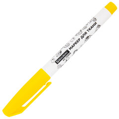 Маркеры для ткани 10 ЦВЕТОВ, TEXTILE MARKER, несмываемые, круглый наконечник 1-3 мм, BRAUBERG, 152656