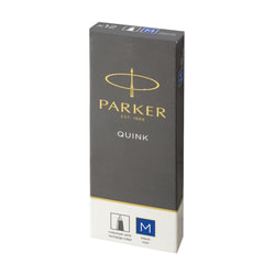 Стержень для ручки-роллера PARKER &laquo;Quink RB&raquo;, металлический, 116 мм, узел 0,7 мм, синий, 1950311