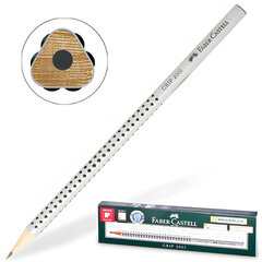 Карандаш чернографитный FABER-CASTELL, 1 шт., &laquo;Grip 2001&raquo;, НВ, трехгранный, 117000