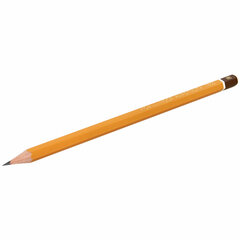 Карандаш чернографитный KOH-I-NOOR 1500, 1 шт., 8B, корпус желтый, заточенный