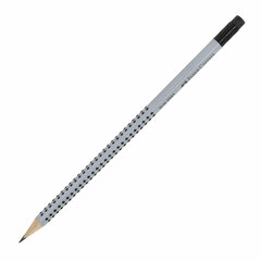 Карандаш чернографитный FABER-CASTELL, 1 шт., &laquo;Grip 2001&raquo;, HB, трехгранный, с ластиком, 117200