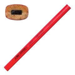 Карандаш столярный KOH-I-NOOR, 1 шт., НВ, грифель 5&times;2 мм, корпус красный, 153600200177