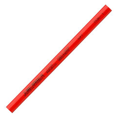 Карандаш столярный KOH-I-NOOR, 1 шт., B, грифель 5&times;2 мм, корпус красный, 0153600100177